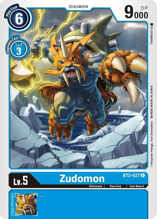 Zudomon BT2 027 (#BT2-027 U) (Release Special Booster 1.5) Near Mint 