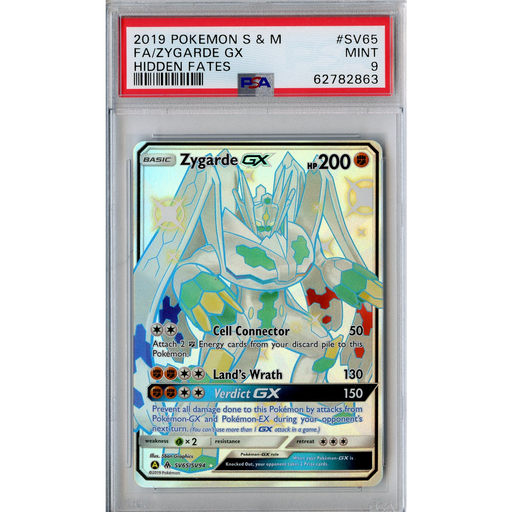 Zygarde GX (SV65/SV94) - Full Art - Hidden Fates [PSA 9] 